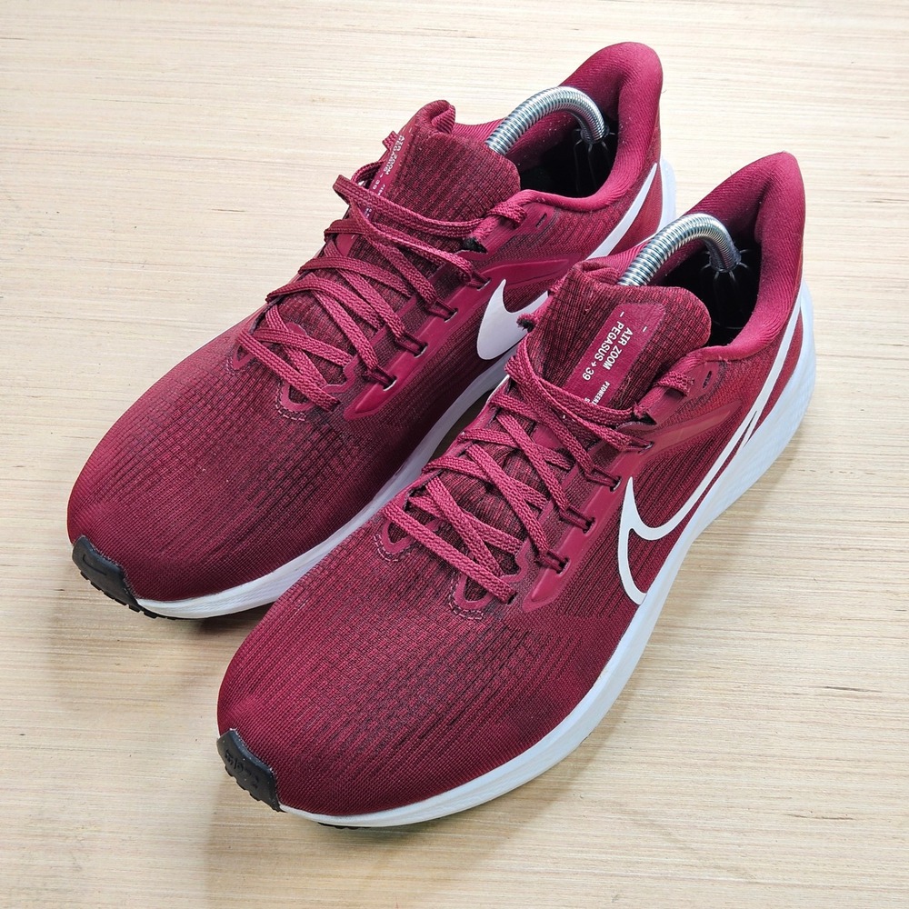 Nike Air Zoom Pegasus 39 Mens 10 Burgundy Running Shoes DM0164-601